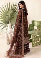 Heer By Alizeh Fashion Embroidered Organza Suits Unstitched 3 Piece - ALZ24HF 01 HAZEL